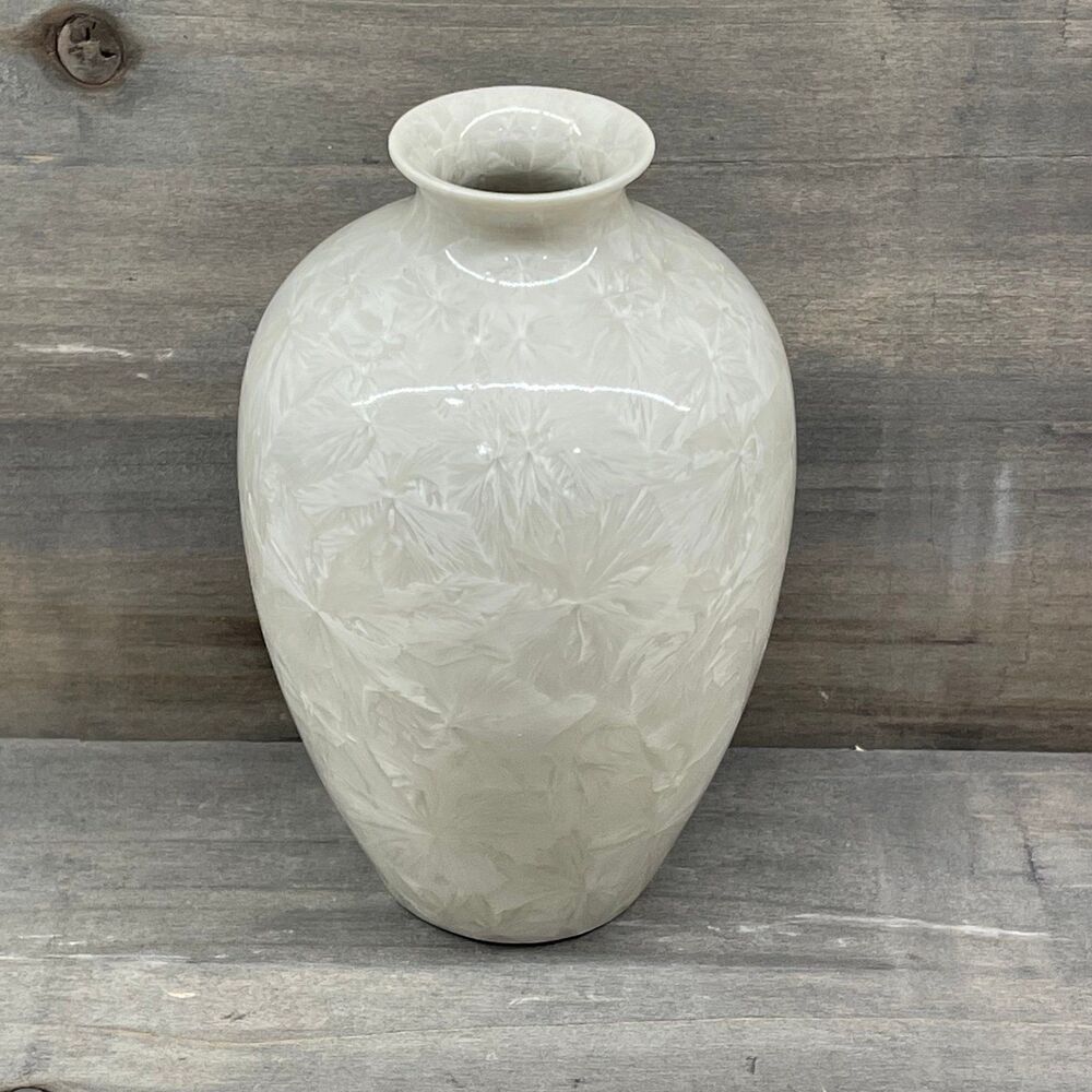 Signed Bevan Norkin 1998 Crystalline Glaze Art Vase 5" Handcrafted Virginia